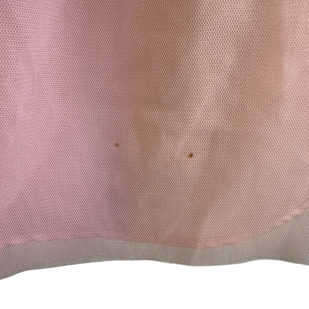 Jona Michelle Pink Floral Rosette Dress Sleeveless Girls 10 - Picture 7 of 7